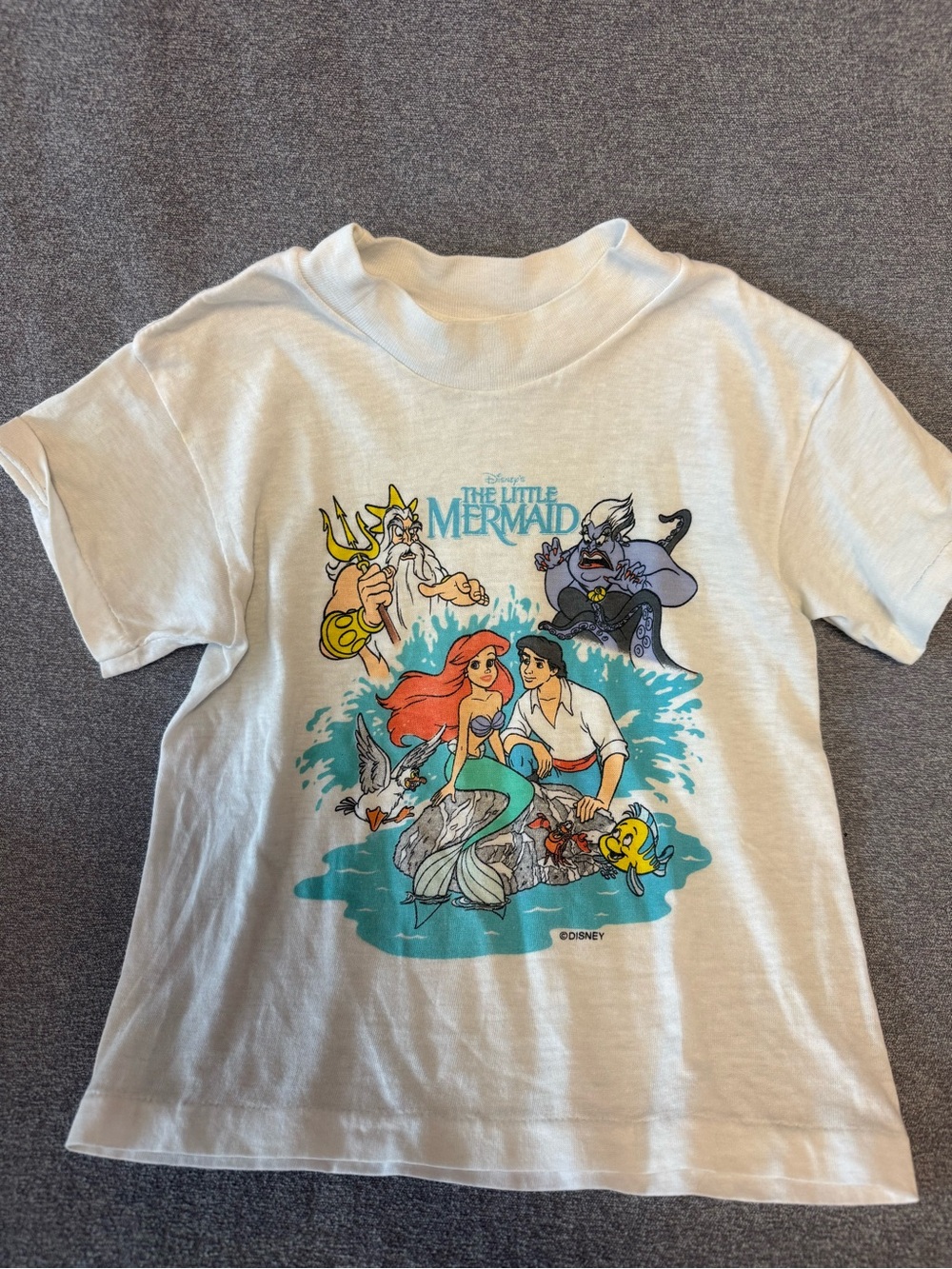Super soft Single Stitch vintage little mermaid tee